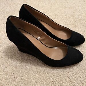 Like NEW Merona Black Women's Wedge Shoes